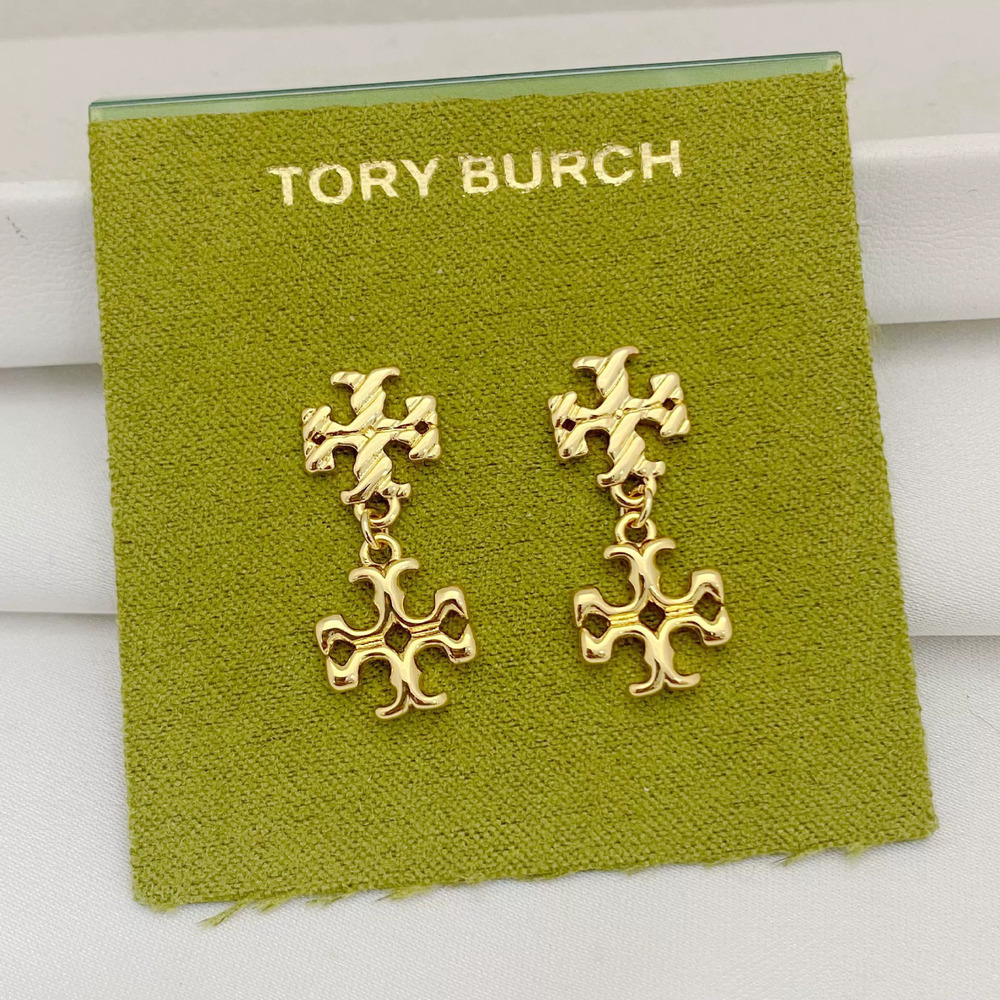 Tory Burch Gold Plated Copper Double Ruffled Round Ball Enamel Painted Piggy